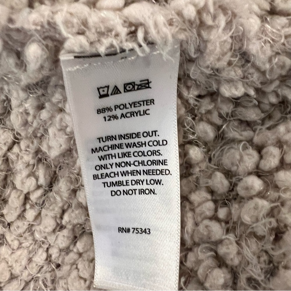 Rachel Zoe Cream Textured Knit Cardigan - Picture 11 of 11